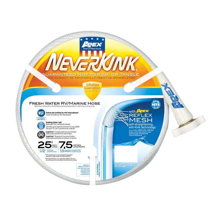 Teknor Apex 7602-25 NeverKink RV/Marine Hose - 1/2" x 25'